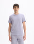 Celio_Lavender Straight Crew Neck T-Shirt 100% Cotton_TEBASE_LAVANDE_02