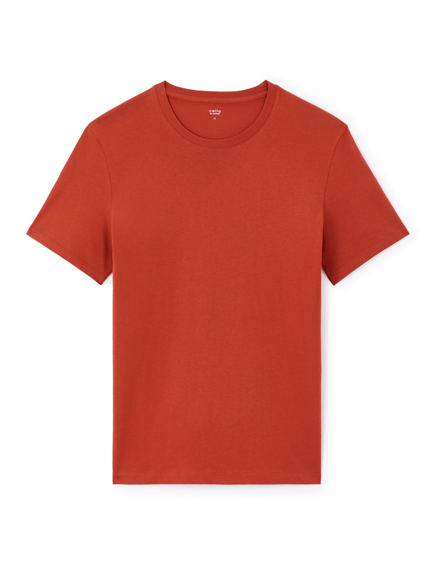 Celio_Terra Straight Crew Neck T-Shirt 100% Cotton_TEBASE_TERRA_04