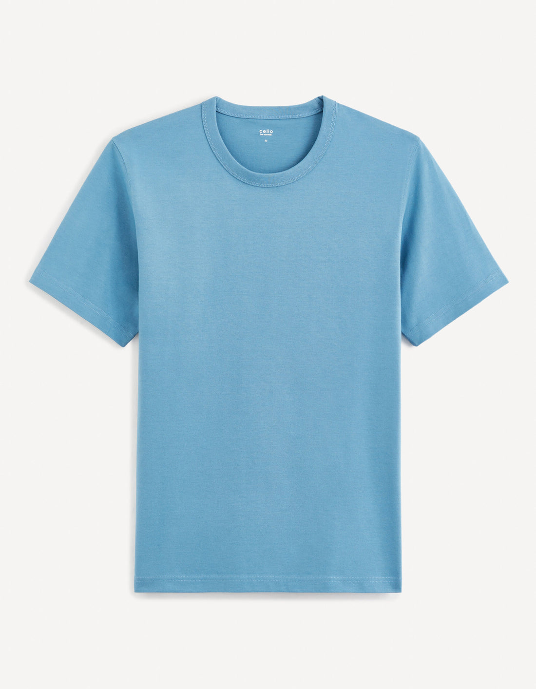 100% Cotton Boxy T-Shirt_TEBOX_BLEU DUR_01