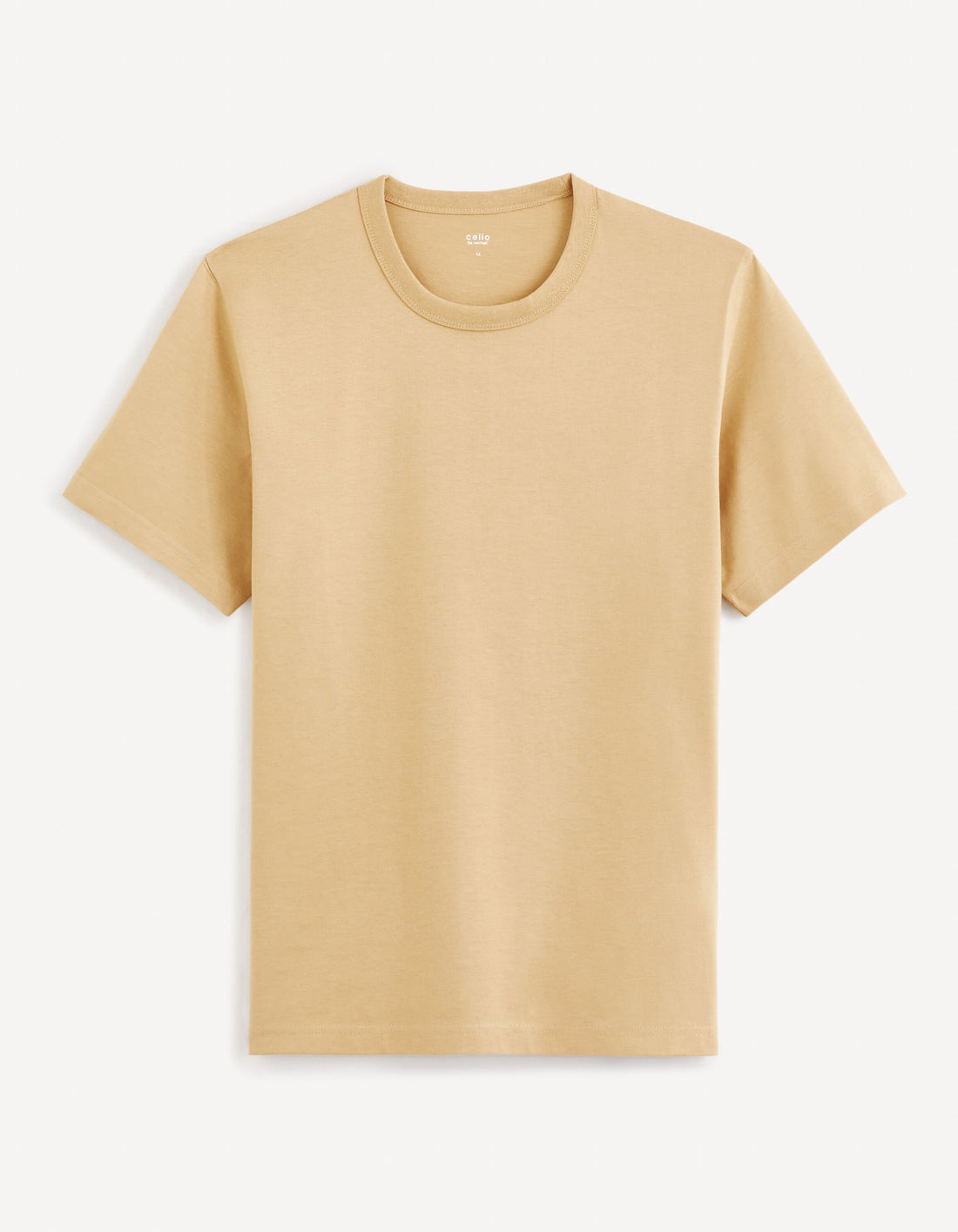 100% Cotton Boxy T-Shirt_TEBOX_CAFFE LATTE_02