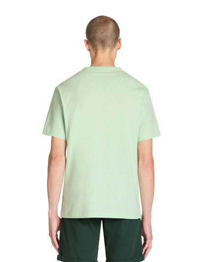 100% Cotton Boxy Crew Neck T-Shirt - Green_04