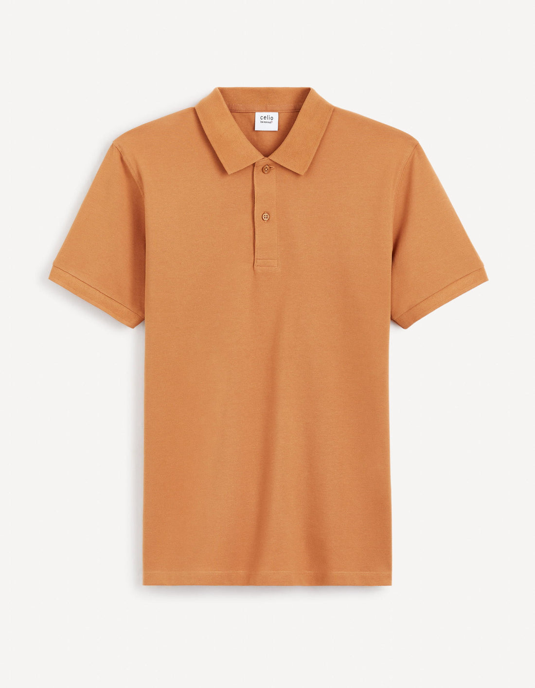 Orange Polo Shirt_TEONE_BROWN RETRO_01