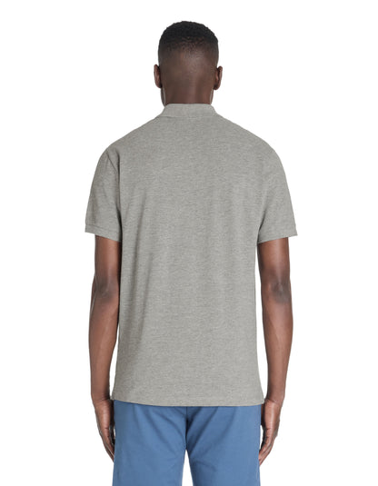 Celio_Dark Grey 100% Cotton Straight PiquŽ Polo Shirt_TEONE_DARK GREY_03