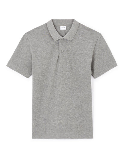 Celio_Dark Grey 100% Cotton Straight PiquŽ Polo Shirt_TEONE_DARK GREY_04