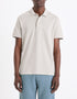 Straight Cotton Pique Polo Shirt - Gray_02