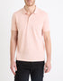 Straight Pique Cotton Polo Shirt - Light Pink_02