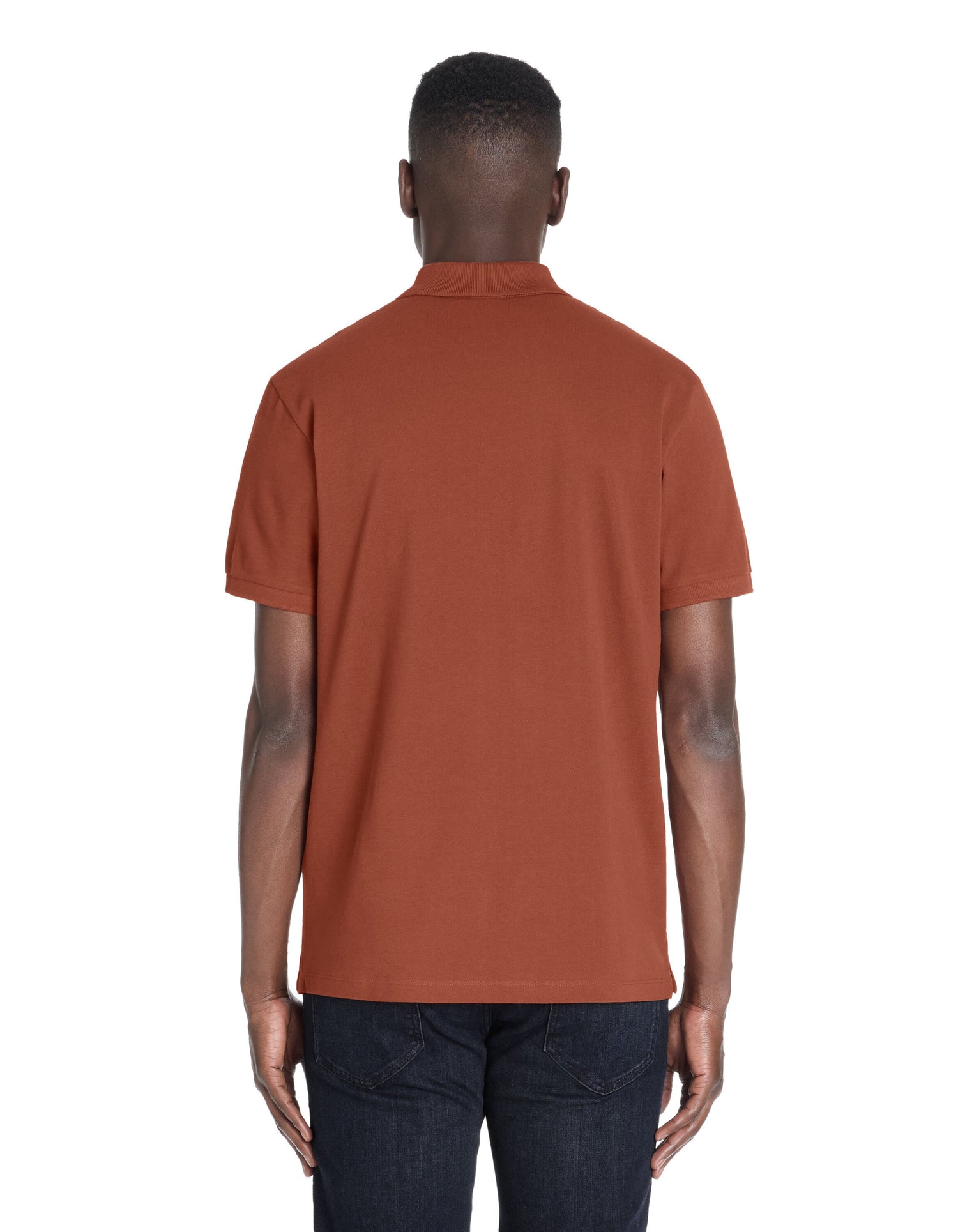 Celio_Terra 100% Cotton Straight PiquŽ Polo Shirt_TEONE_TERRA_03
