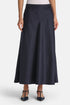 Luisa Spagnoli Blu Women Teo - Flared Maxi Skirt SKU: TEO_1234 Image 01