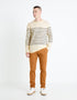 Slim Chino Pants In Stretch Cotton - Caramel_03