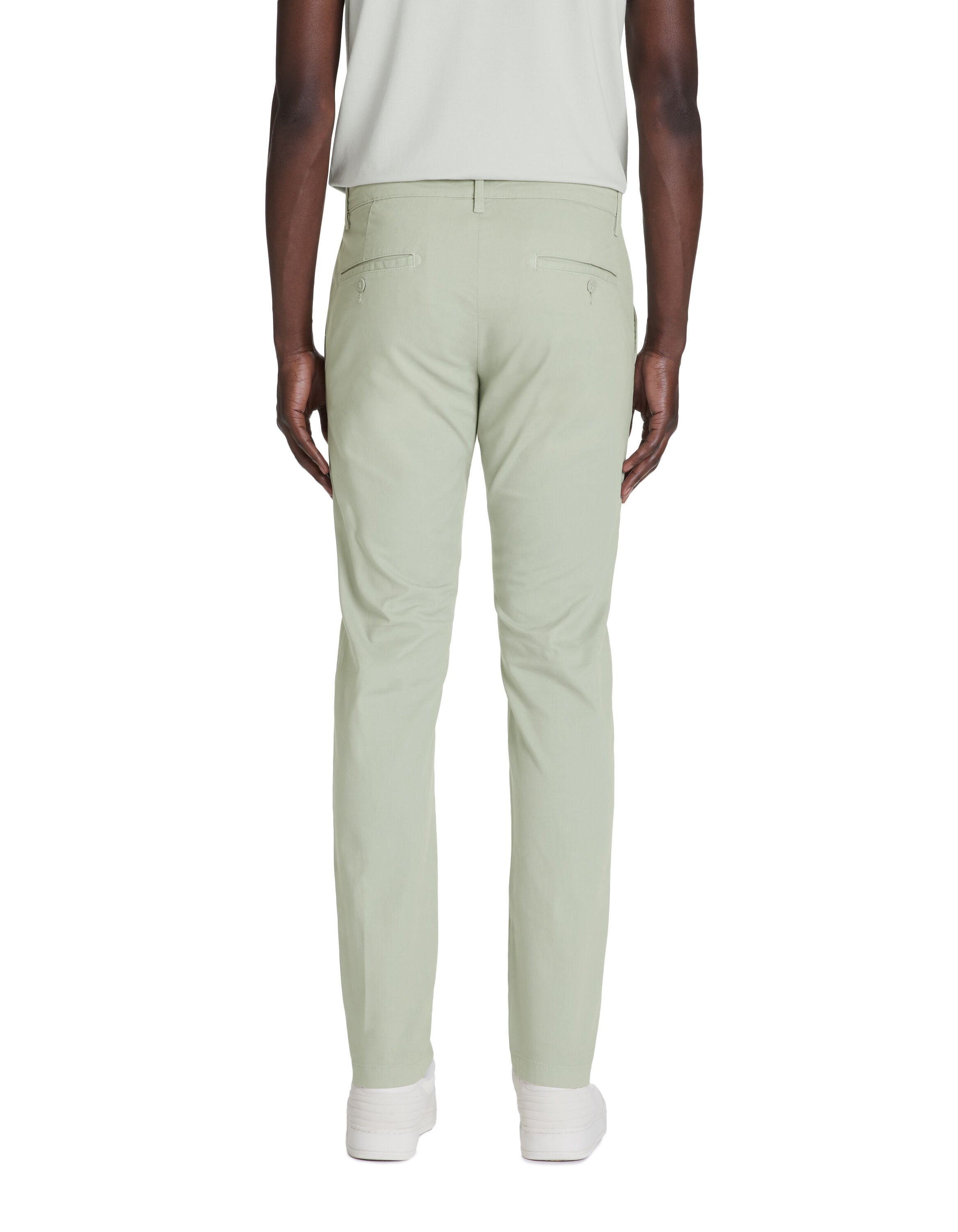 Slim Chino Pants In Stretch Cotton - Mint_04