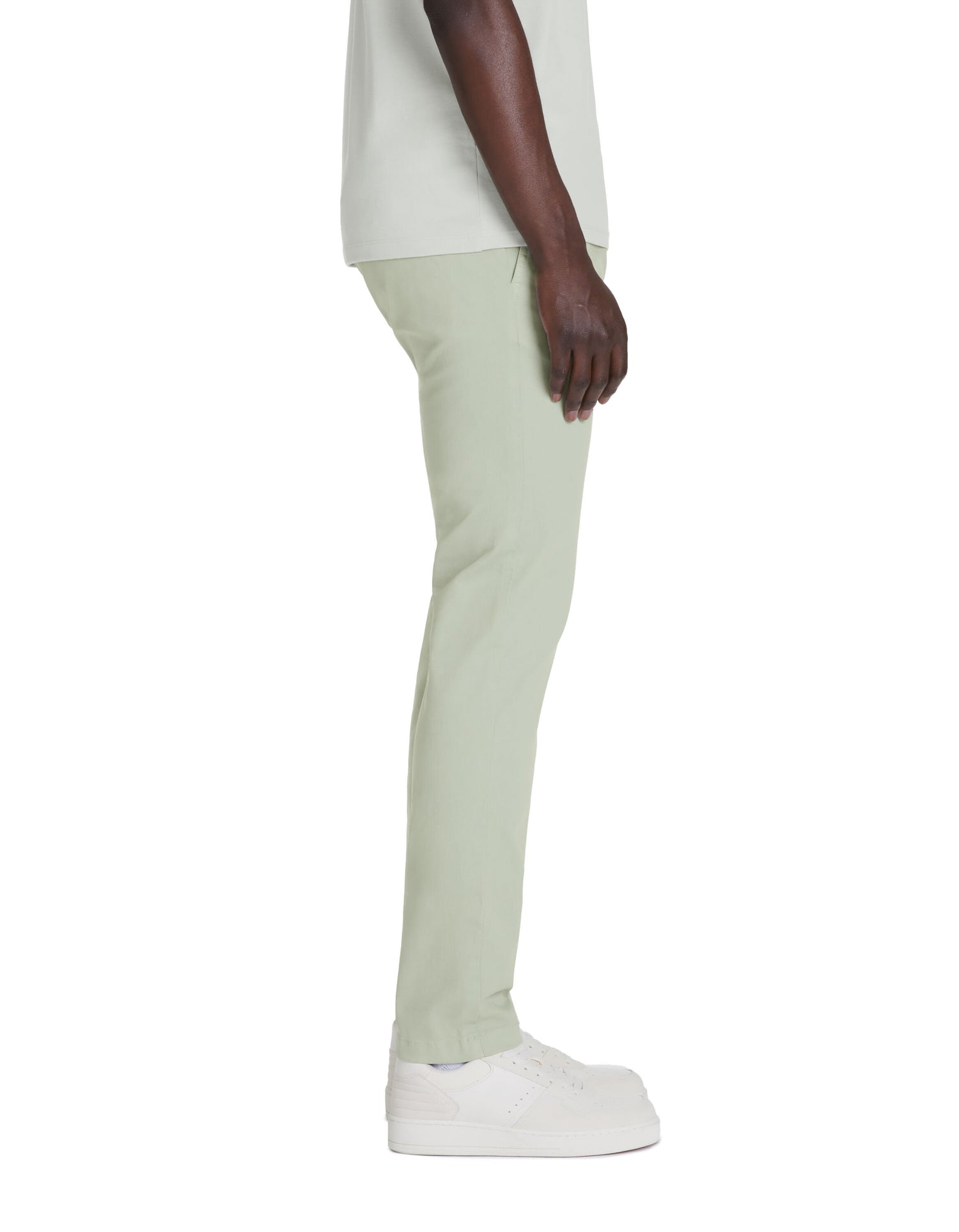 Slim Chino Pants In Stretch Cotton - Mint_05