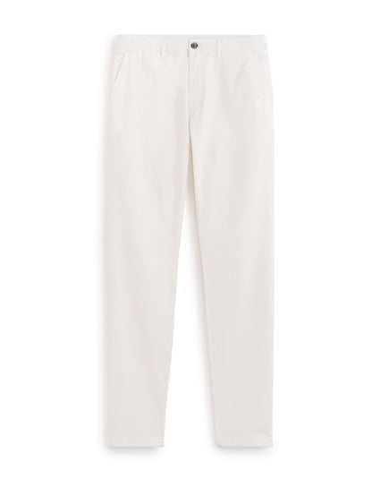 Celio_White Slim Fit Stretch Cotton Chinos_TOCHARLES_OPTICAL WHITE_06