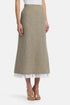 Luisa Spagnoli Pietra/Bianco Women Trionfo - Midi Skirt - Fashion Show SKU: TRIONFO_1121 0201 Image 01