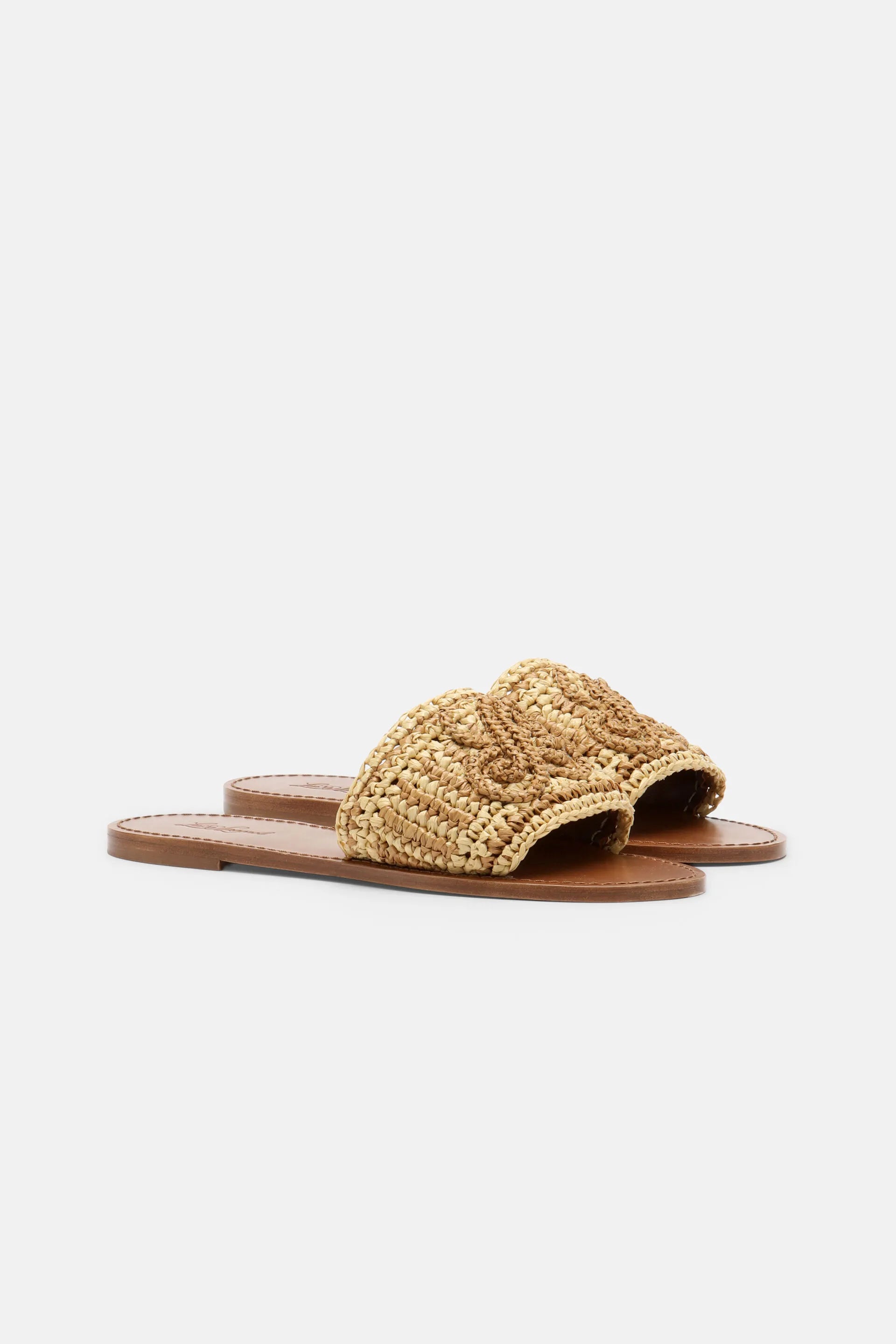 Luisa Spagnoli Toni Naturali/Cuoio Women Ulivi - Leather Strap Sandals SKU: ULIVI_1167 2238 Image 01