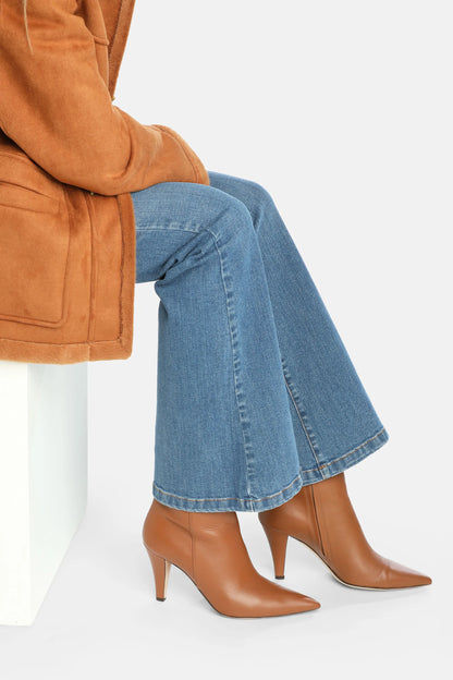 Luisa Spagnoli_Camel_Unicorno - Leather Ankle Boots_UNICORNO A_0101_01