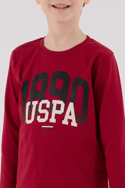 U.S. Polo Assn._Red_Pyjamas Set_US2203_Claret Red_04
