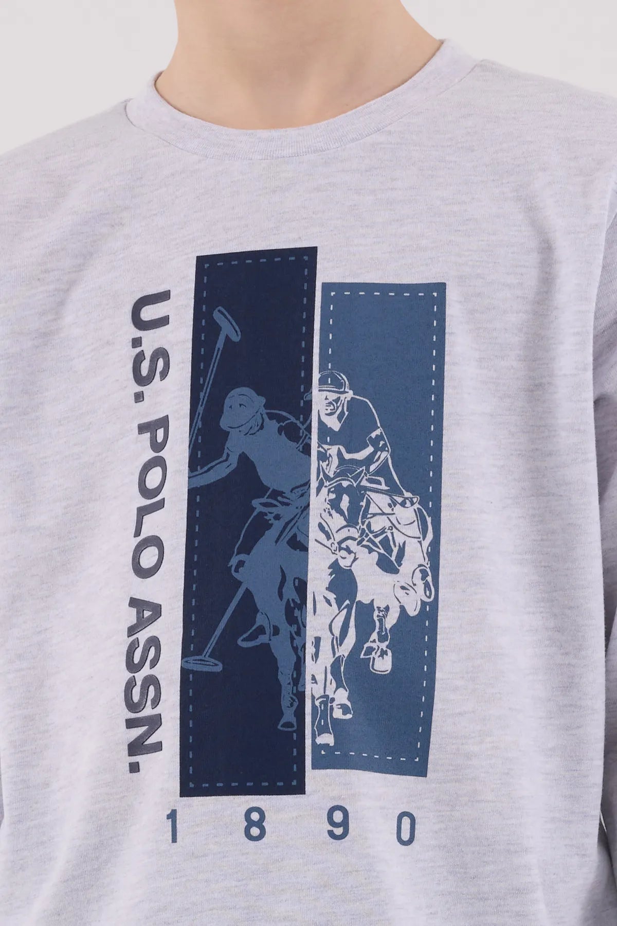 U.S. Polo Assn._Snow Melange_Pyjamas Set_US2206_Snow Melange_06