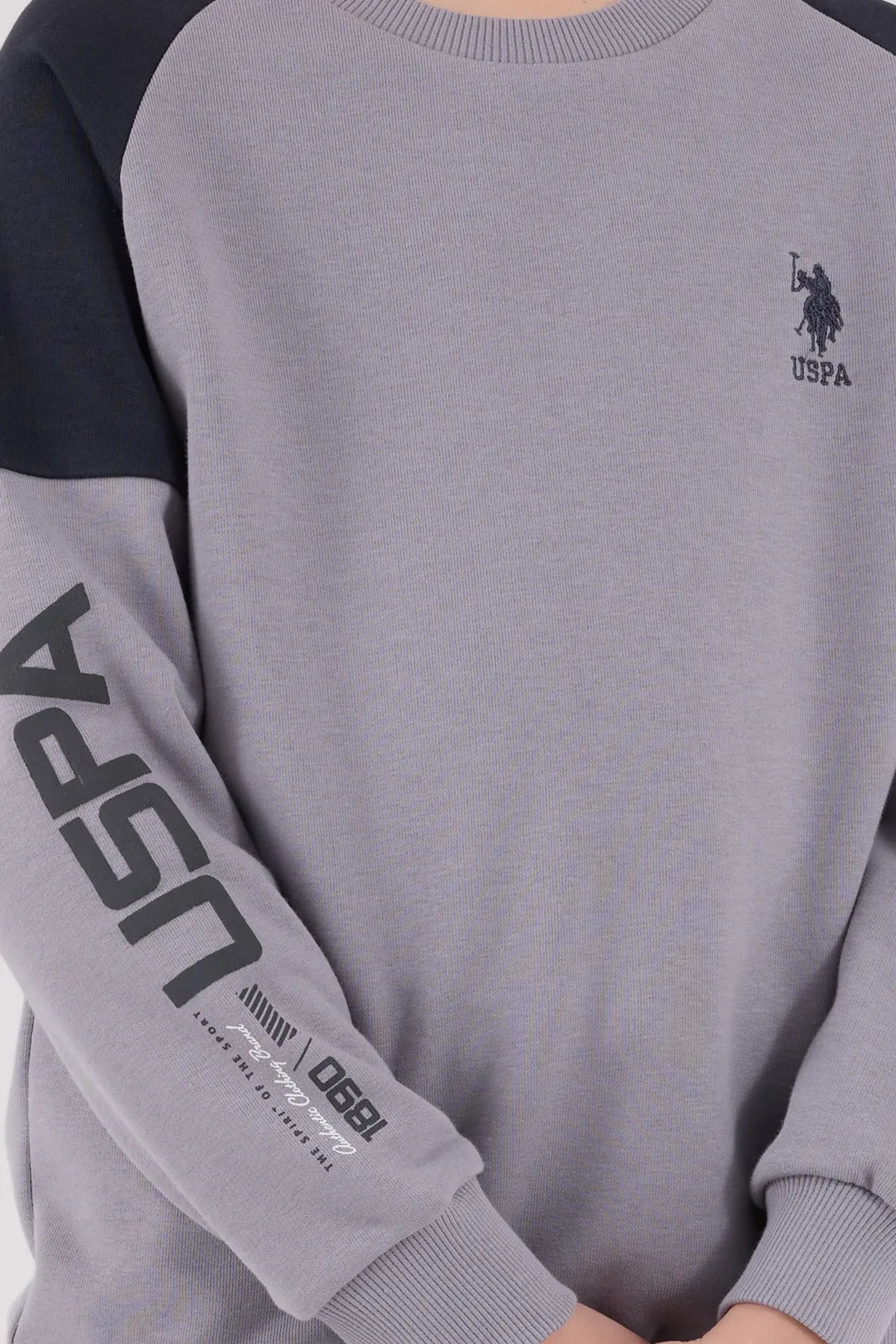 U.S. Polo Assn._Melange Grey_2 Pieces Set_US2221_Melange Grey_06