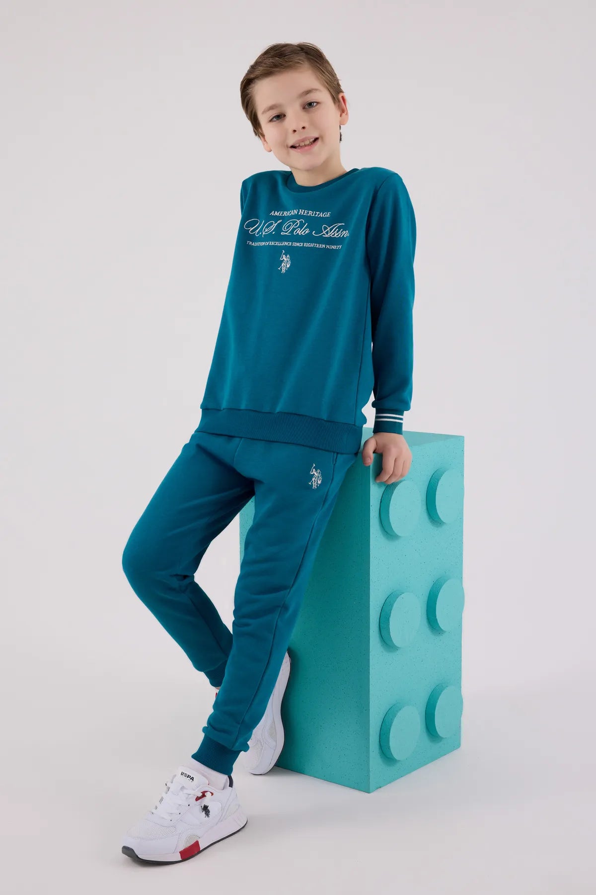 U.S. Polo Assn._Dark Duck Green_2 Pieces Set_US2225_Dark Duck Green_01