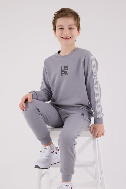 U.S. Polo Assn._Melange Grey_2 Pieces Set_US2231_Melange Grey_02