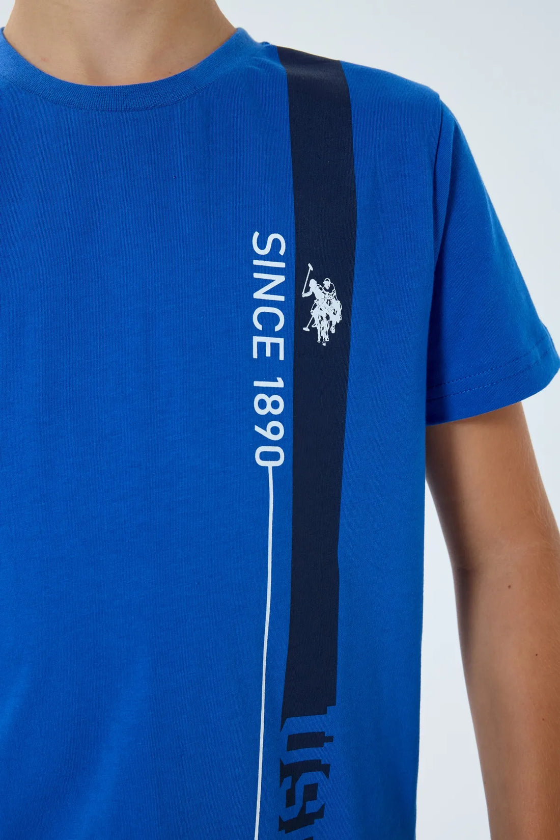U.S. Polo Assn. Cobalt Boys Cobalt Two Pieces Set SKU: US2400_Cobalt Image 02