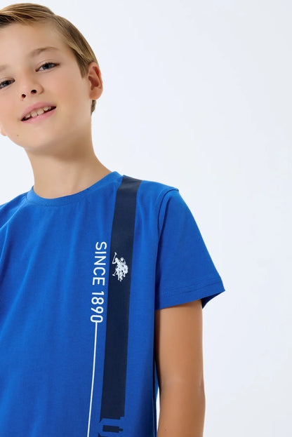 U.S. Polo Assn. Cobalt Boys Cobalt Two Pieces Set SKU: US2400_Cobalt Image 06