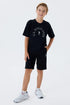 U.S. Polo Assn. Black Boys Black Two Pieces Set SKU: US2428_Black Image 01