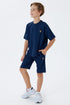 U.S. Polo Assn. Navy Boys Navy Two Pieces Set SKU: US2434_Navy Image 01
