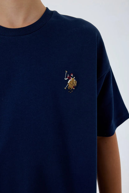 U.S. Polo Assn. Navy Boys Navy Two Pieces Set SKU: US2434_Navy Image 02