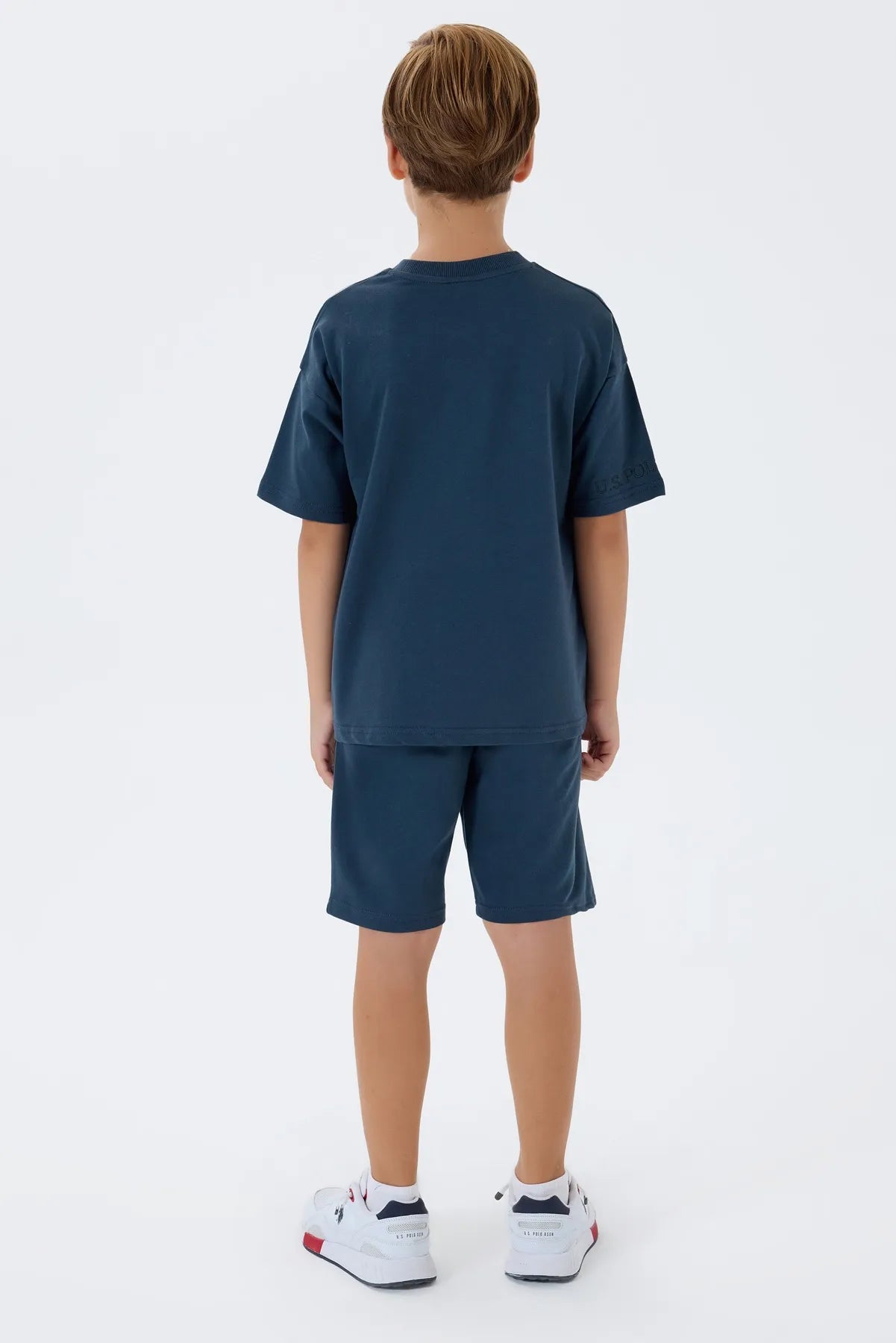 U.S. Polo Assn. Green Boys Green Two Pieces Set SKU: US2435_Green Image 03