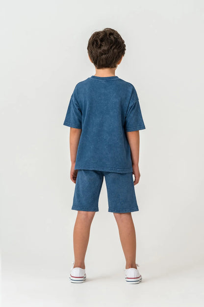 U.S. Polo Assn. Dark Indigo Boys Dark Indigo Two Pieces Set SKU: US2436_Dark Indigo Image 04