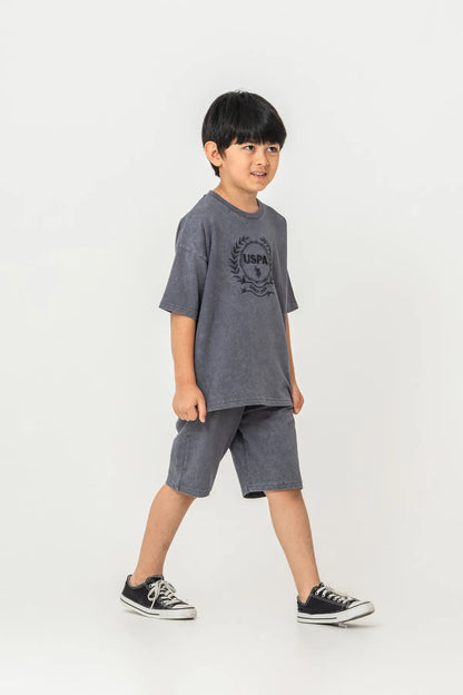 U.S. Polo Assn. Smoky Boys Smoky Two Pieces Set SKU: US2436_Smoky Image 04