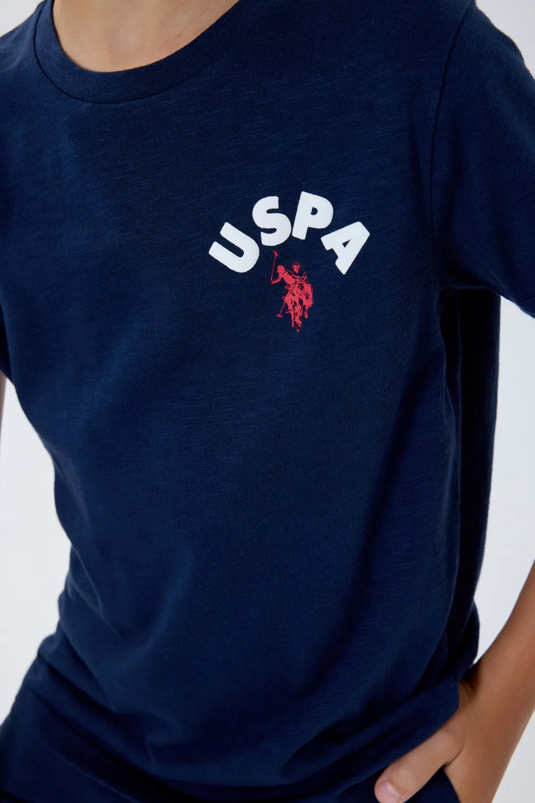 U.S. Polo Assn. Navy Boys Navy Two Pieces Set SKU: US2442_Navy Image 02