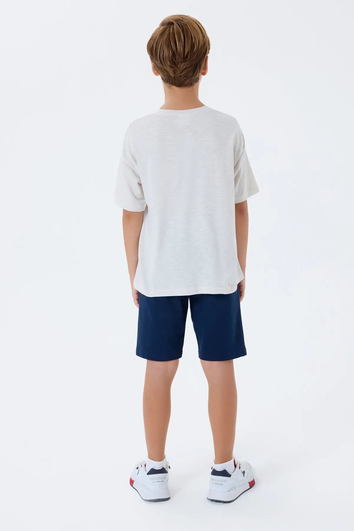 U.S. Polo Assn. Stone Boys Stone Two Pieces Set SKU: US2444_Stone Image 04