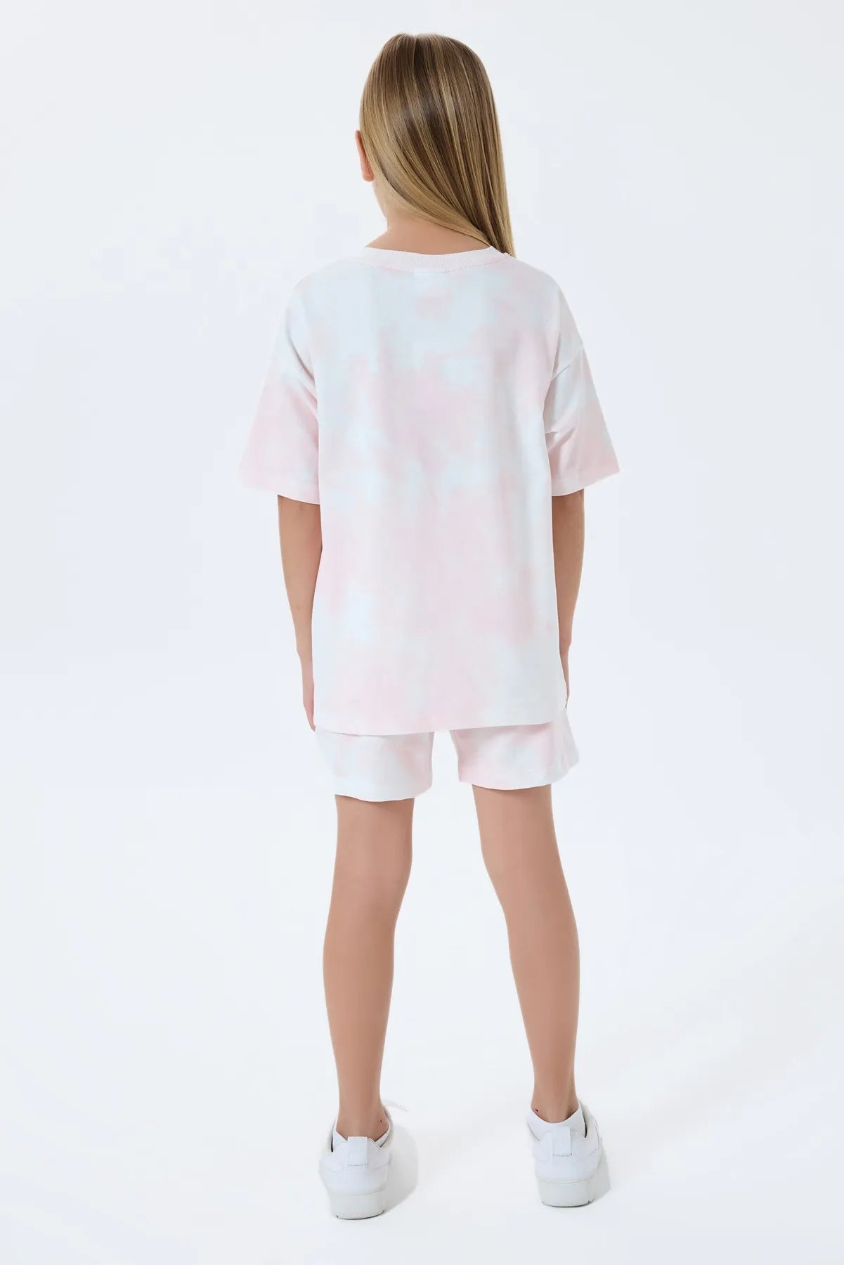 U.S. Polo Assn. Coral Girls Coral Two Pieces Set SKU: US2514_Coral Image 06