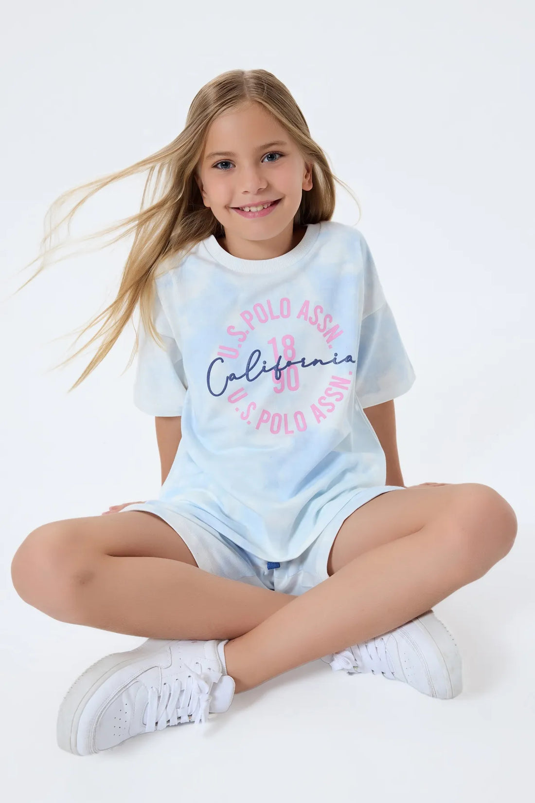 U.S. Polo Assn. Ocean Girls Ocean Two Pieces Set SKU: US2514_Ocean Image 02