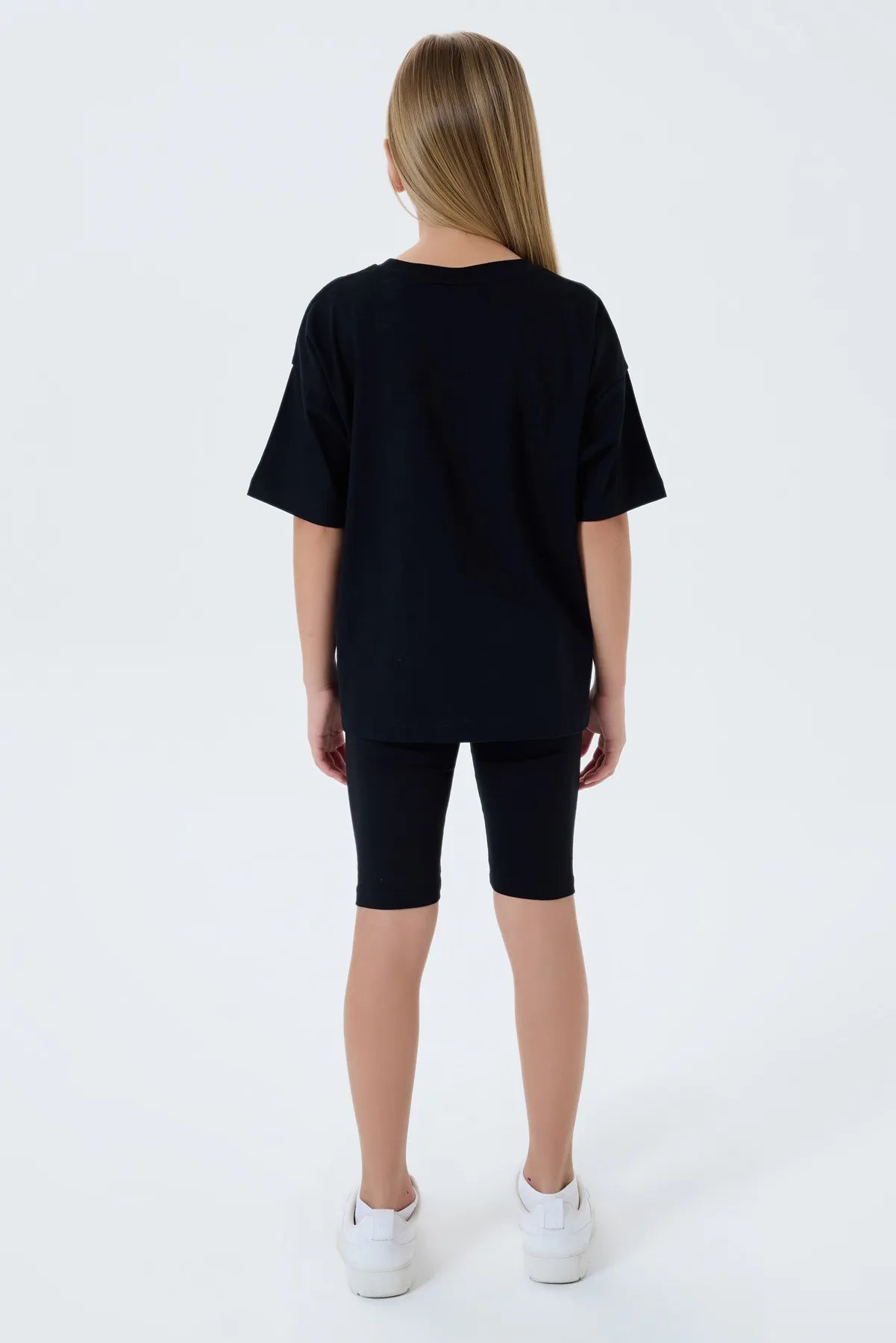 U.S. Polo Assn. Black Girls Black Two Pieces Set SKU: US2517_Black Image 04