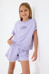 U.S. Polo Assn. Light Lilac Girls Light Lilac Two Pieces Set SKU: US2528_Light Lilac Image 01