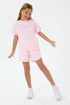 U.S. Polo Assn. Pink Girls Pink Two Pieces Set SKU: US2528_Pink Image 01