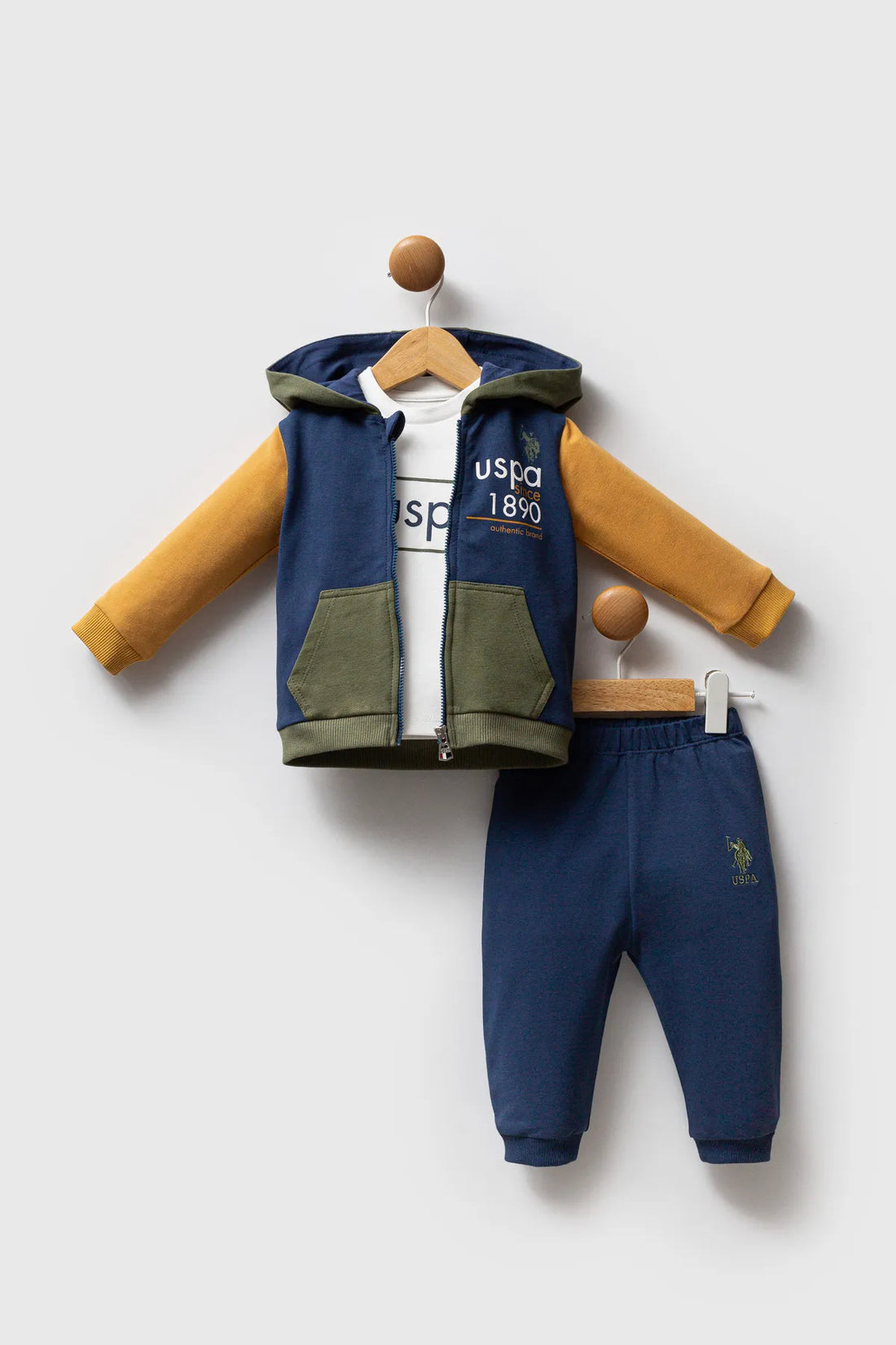 U.S. Polo Assn._Dark Indigo/Mustard_3 Pieces Set_USB2574_Dark IndigoMustard_01