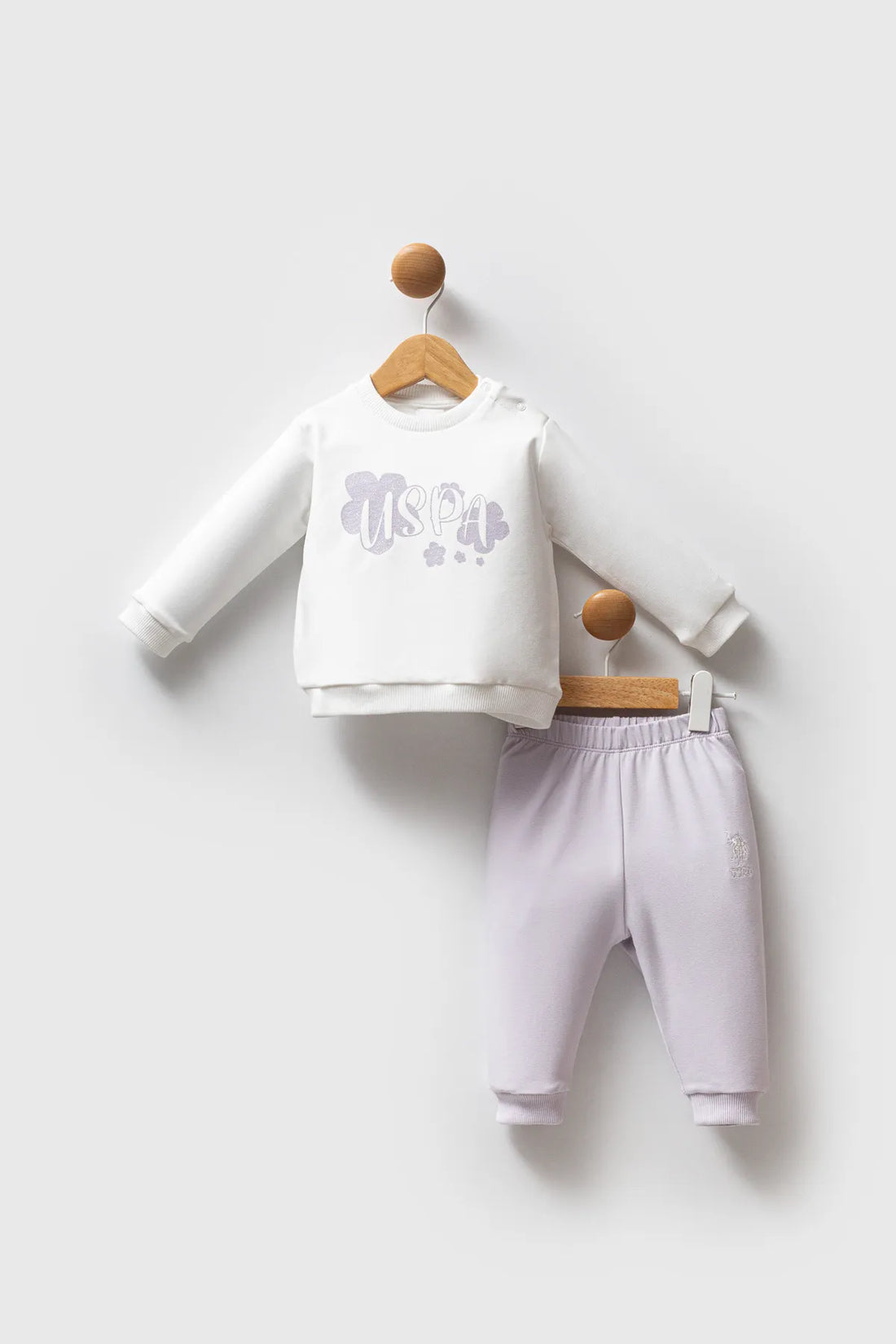 U.S. Polo Assn._White/Lilac_2 Pieces Set_USB2769_WhiteLilac_01