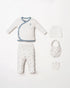 U.S. Polo Assn. White Baby Boy White 5 Pieces Set SKU: USB2851_White Image 01