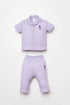 U.S. Polo Assn. Light Lilac Baby Girl Light Lilac Shirt Pyjamas SKU: USB2978_Light Lilac Image 01