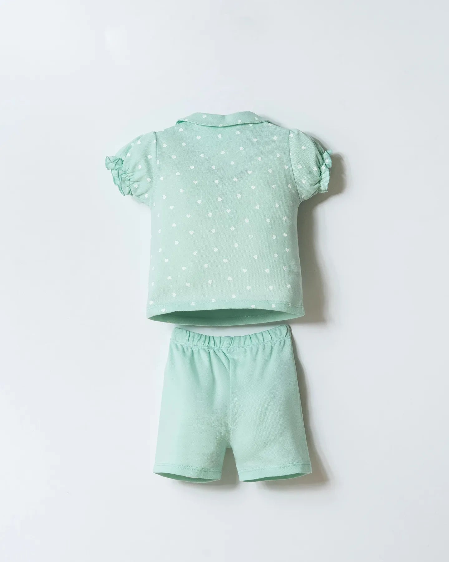 U.S. Polo Assn. Nile Baby Girl Nile T-Shirt and Short Set SKU: USB3029_Nile Image 04