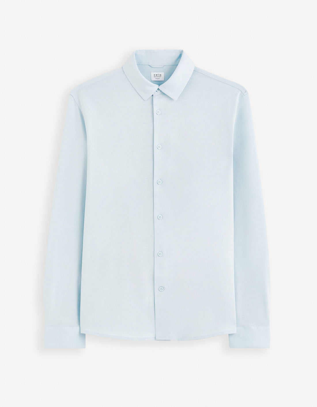 Modern Cut Shirt 100% Cotton_VAJERSEY_LIGHT BLUE_02