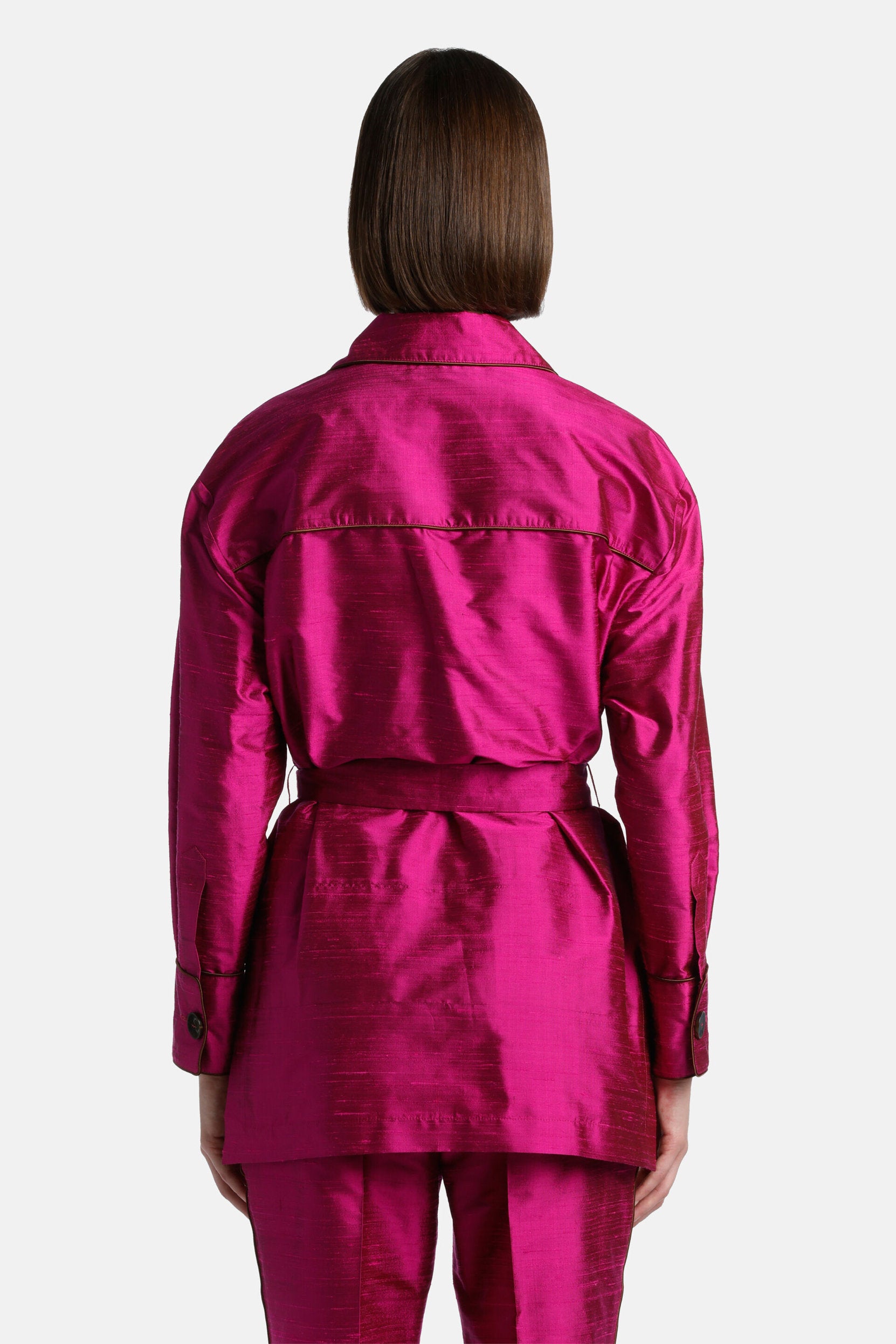 Luisa Spagnoli_Vaniglina - Shantung Silk Jacket - Fashion Show_VANIGLINA_1840_02