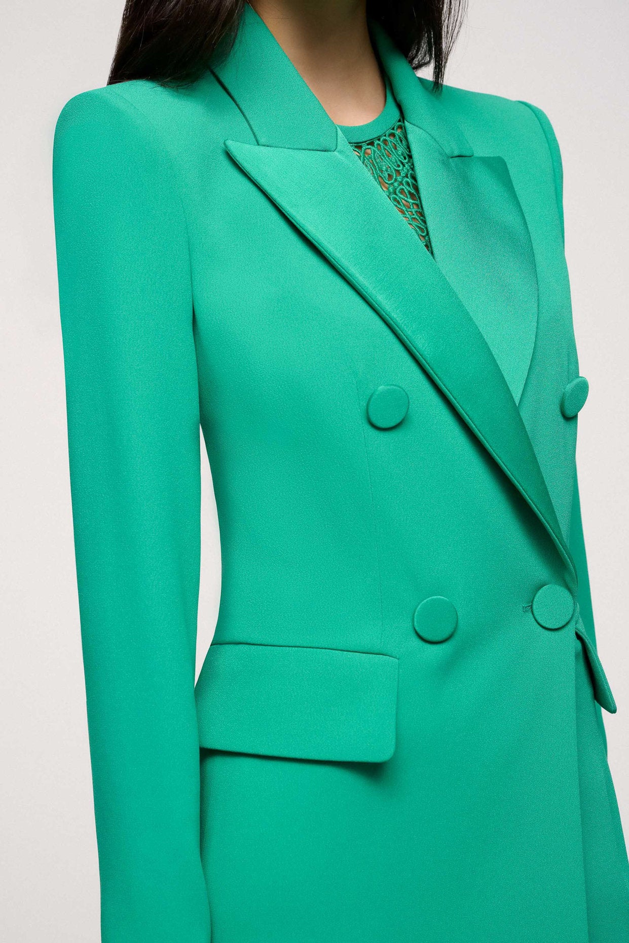 Jacket With Satin Lapels_Vegetale_0576 0576_03
