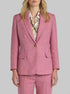 Luisa Spagnoli Rosa Melange Women Vetrate - Classic Linen Blazer SKU: VETRATE_0338 Image 00