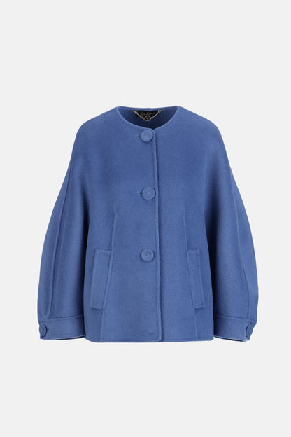 Luisa Spagnoli_Periwinkle_Vigilante - Oversized Wool-Felt Caban_VIGILANTE_2607_07
