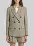 Luisa Spagnoli Pietra Women Vittorio - Double-Breasted Linen Jacket SKU: VITTORIO_1121 Image 00